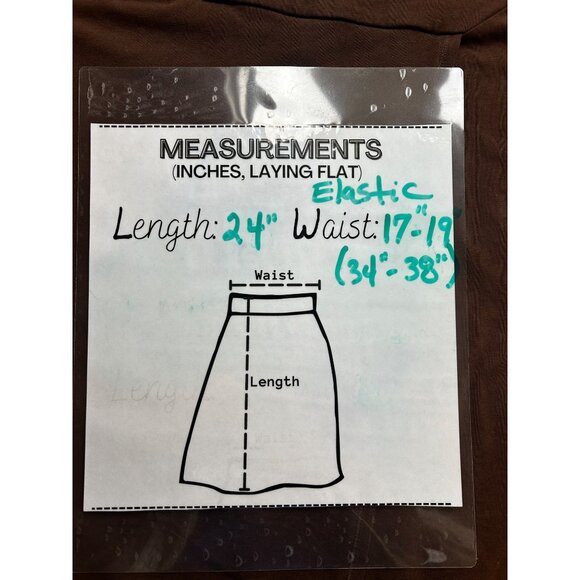 Patagonia Womens Brown Organic Cotton Stretch A-Line Skirt Granola Girl Sz‎ Med - Picture 5 of 5